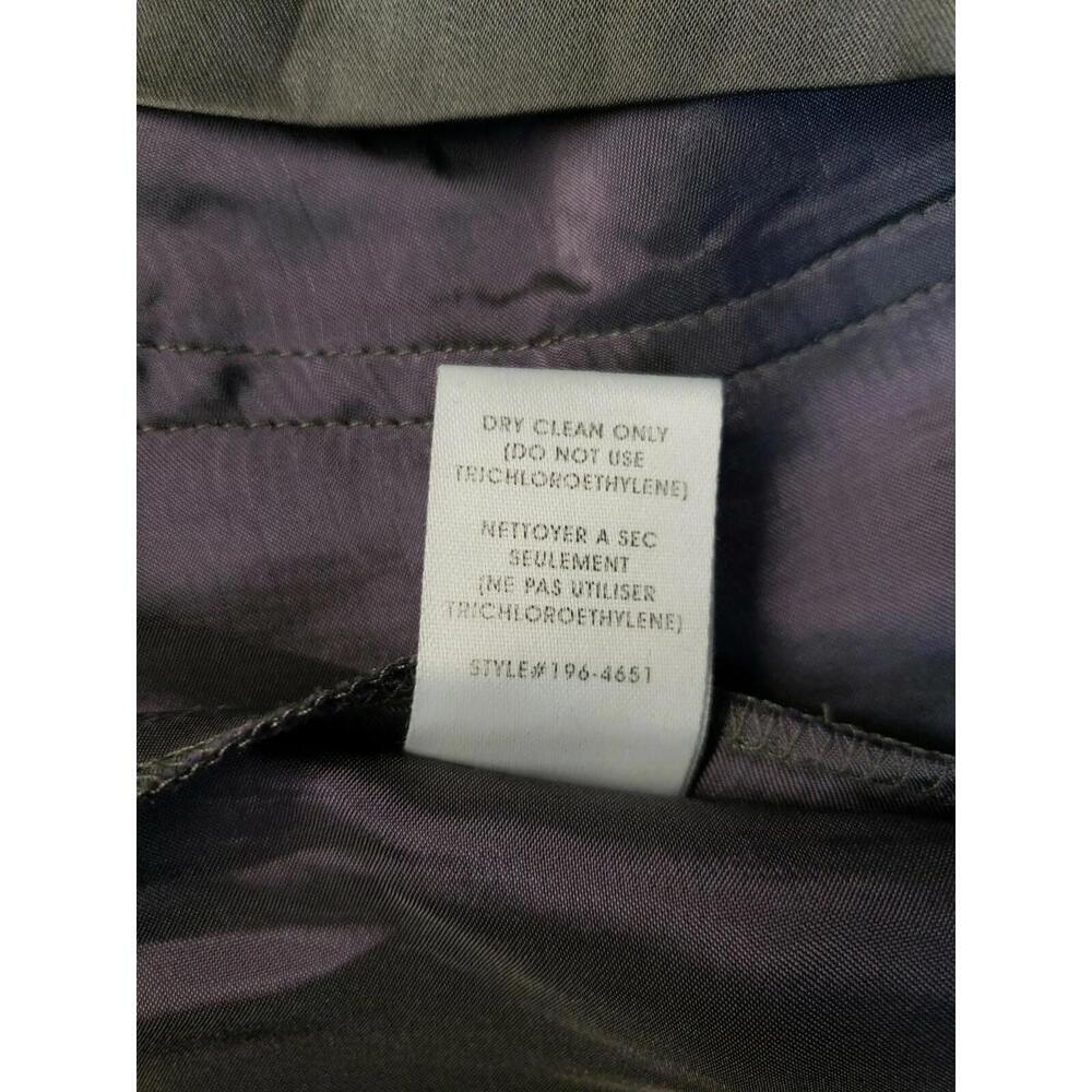 Nanette Lepore Gray Satiny Size XS Hooded Women's Mini Dress Buttons Front #C - Picture 10 of 10